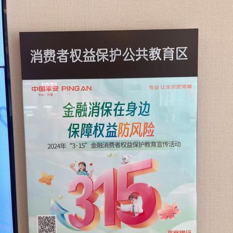 平安银行樊城支行315金融消保在身边 保障权益防风险宣传活动简报