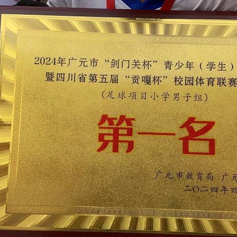 【喜报】热烈祝贺竹园小学参加广元市“剑门关杯”青少年（学生）球类比赛勇夺双冠