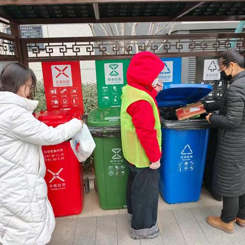 凤华路北社区：垃圾分类，志愿同行