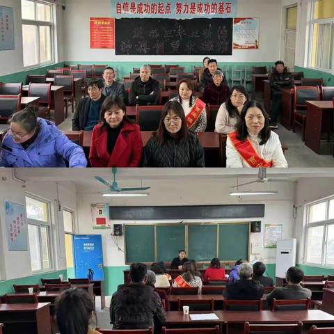 贾宋镇中开展“家校携手，共助成长”活动——家长和教师共同参与期中考试监考