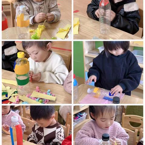 开发区幼儿园——手工活动《喂饱瓶宝宝》