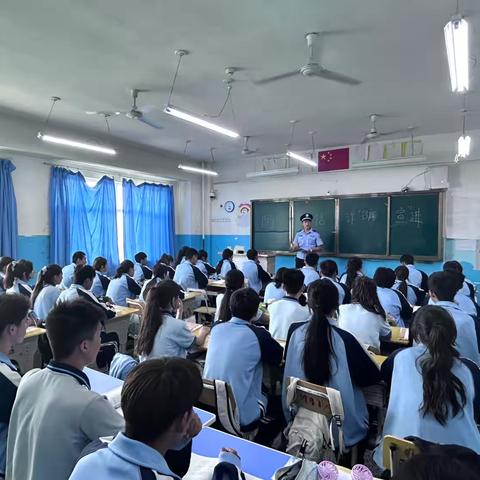 托克逊县第二中学防电信诈骗 ‍宣传教育