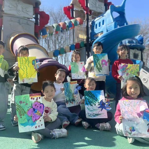 大三班美工区《看起来很美》