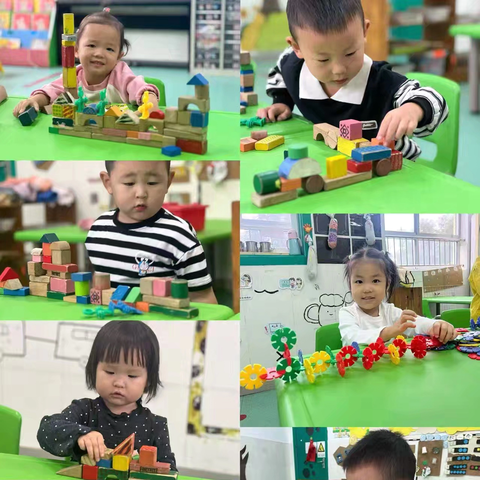 托二班积木区——小火车嘟嘟嘟