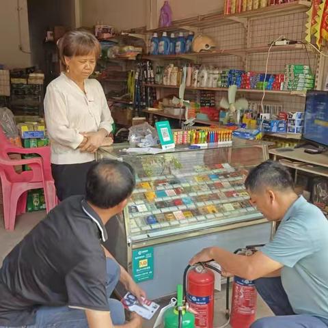 海口三门坡供销社开展“五一”节前安全生产大检查