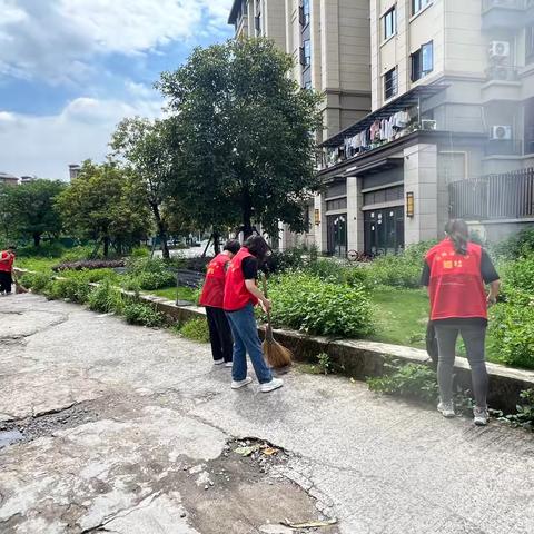 溪口社区开展“护河爱水，清洁家园”志愿服务活动