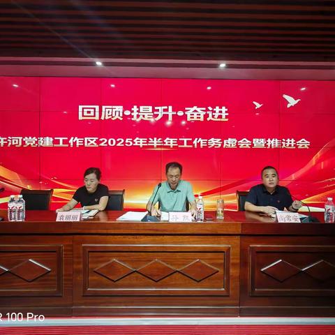 【回顾·提升·奋进】普集街道许河党建工作区2025年半年工作务虚会暨推进会