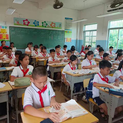 “语”见智慧，“言”传妙趣——记会文镇烟墩小学校教研公开课