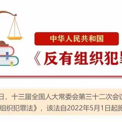 《反有组织犯罪法》知识宣传——顺河回族区培智学校