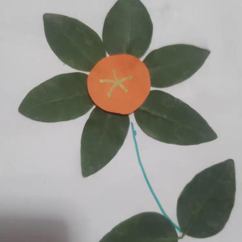 留住秋天的美好——树叶贴画 ————小堤小学二年级