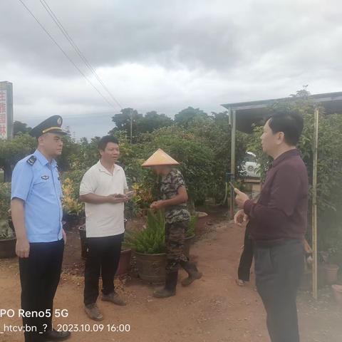 海口市林业局联合市综合行政执法局龙华、美兰分局开展2023年打击制售假劣林草种苗和侵犯植物新品种权工作