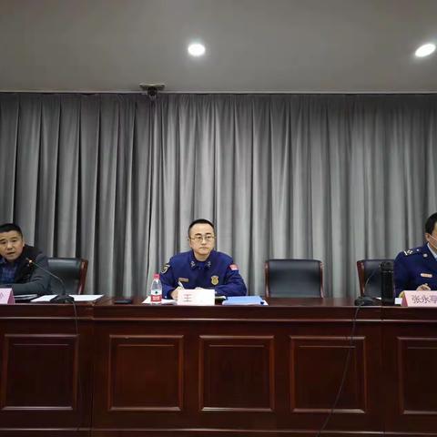 药山街道联合区消防救援大队召开重点企业消防安全工作部署会