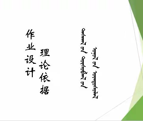 “大单元作业设计”学习交流分享活动