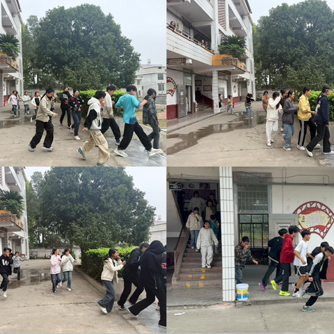 （3）琅塘镇中心学校开展消防演练