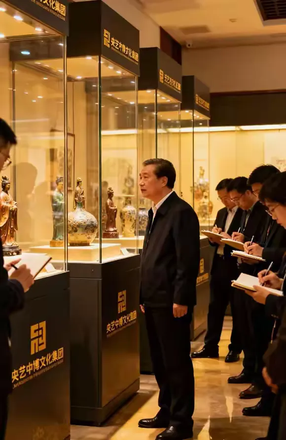 简篇-央艺中博文化集团迎领导视察获高度肯定
       — — 深耕廿载传文脉 匠心筑企获嘉誉