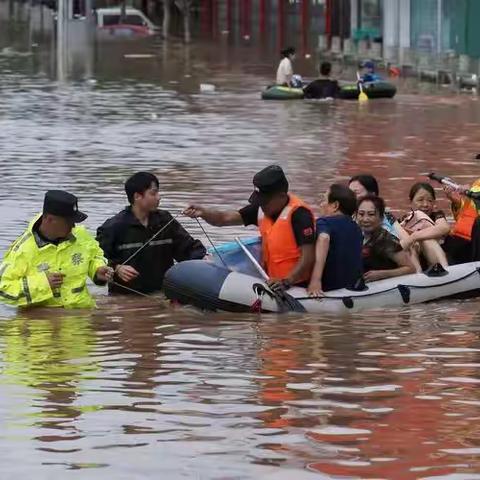 洪灾袭来险情急 农信携手献真情——三街团小组抗洪救灾捐款主题活动