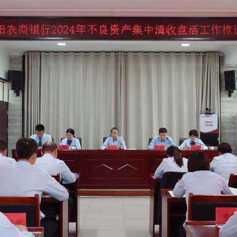沁阳农商银行组织召开2025年不良资产清收盘活工作推进会