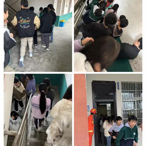 岗李中学突发事件应急演练