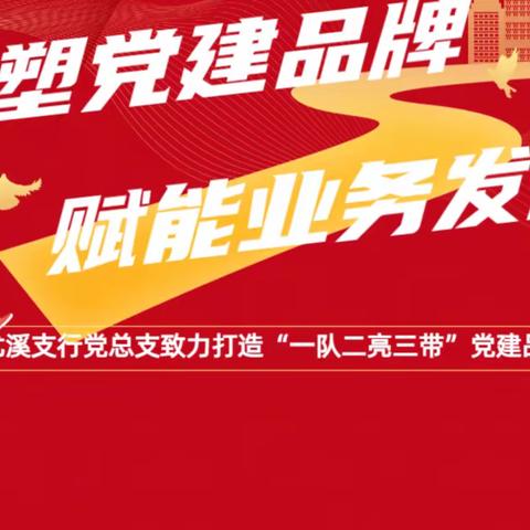 培塑党建品牌 赋能业务发展——尤溪支行党总支致力打造“一队二亮三带”党建品牌