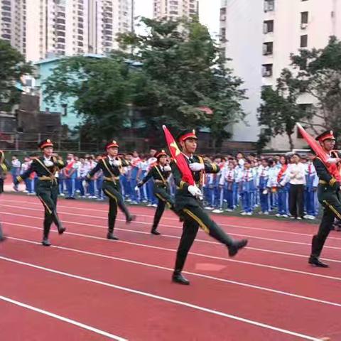 [海口一中组宣部]海口市第一中学第十四周升旗仪式