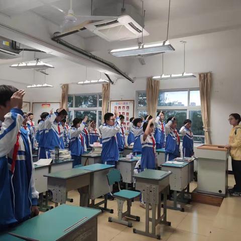 [海口一中组宣部]海口市第一中学第十七周升旗仪式