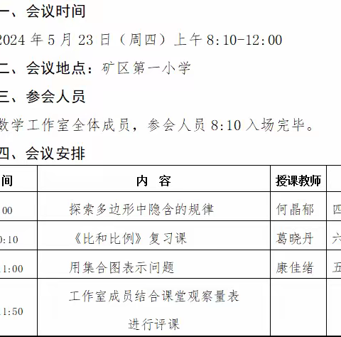 赴初夏之约   享“研”途芬芳 --数学学科团队工作室开展基于证据的课堂观察听评课活动纪实