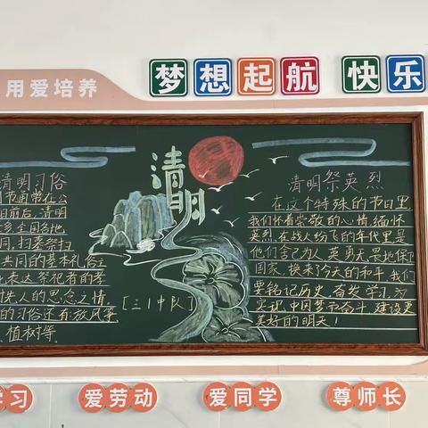 三年级组第二期黑板报照片