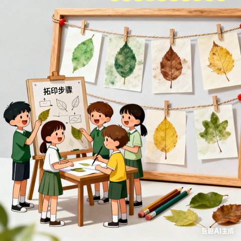 当树叶“变身”记——古桥镇教育集团魏庄校区树叶铅笔拓画活动