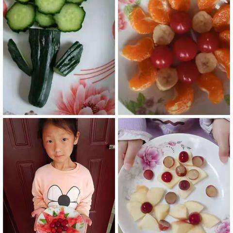 劳动实践——水果拼盘一三班