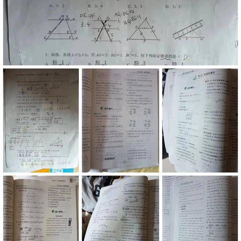 2217班第五组周末作业检查情况