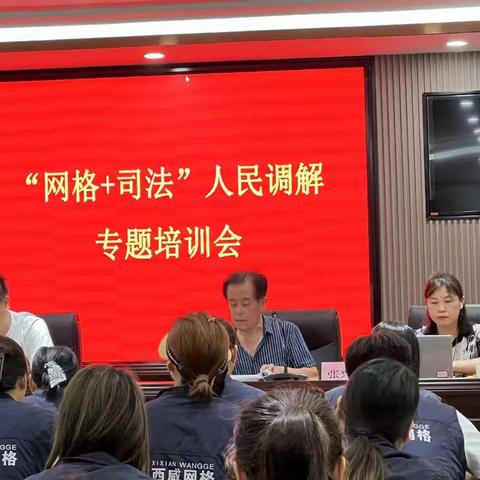 上林街道召开“网格+司法”人民调解专题培训会