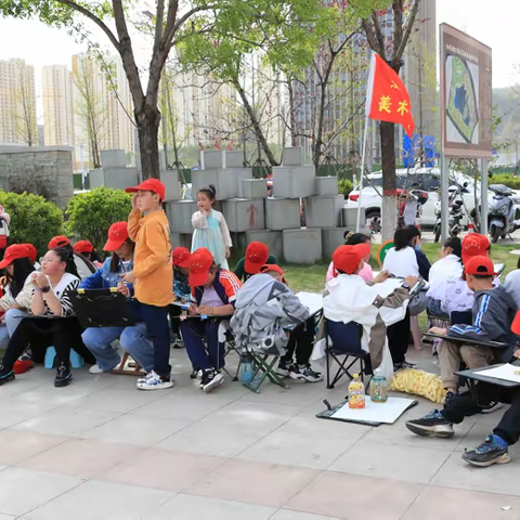 2023年五一，我们在如意湖公园写生