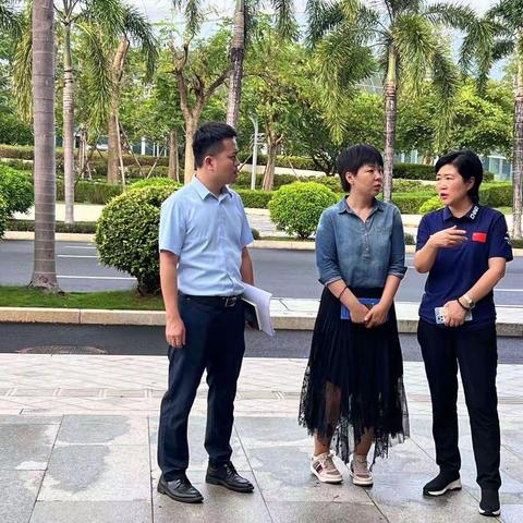 市政协副主席包焱走访调研海南沧海奥兰国际贸易有限公司