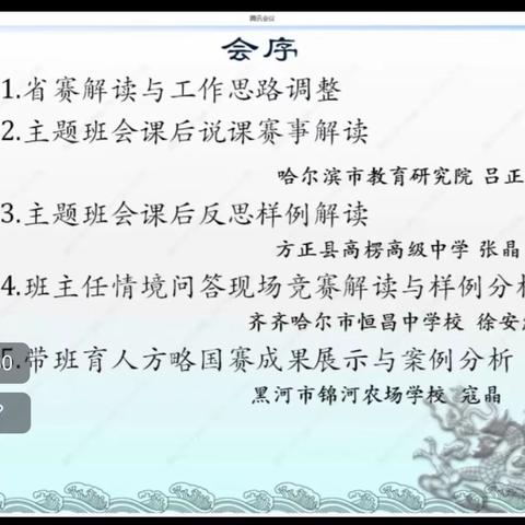 全省中小学班主任能力素质提升竞赛培训会                                 一一双城区实验小学简报