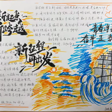 创意无限 笔墨飞扬——西安工业大学附中3月壁报评比展示