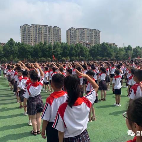 珍爱生命，预防溺水——东平县佛山小学第二十一周升旗仪式