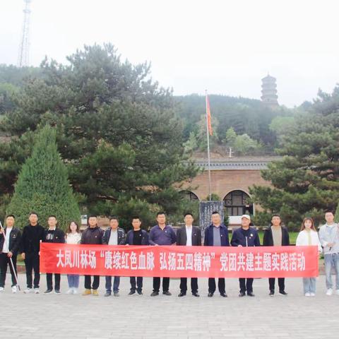 赓续红色血脉 弘扬五四精神——大凤川林场开展党团共建主题实践活动