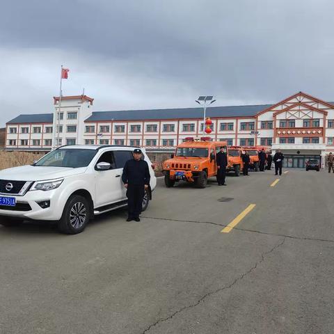 红色党旗引领绿色生态建设—门德沟林场开展春季森林防火宣传活动