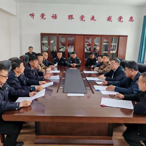 【红色党旗引领绿色生态建设】局党组领导到门德沟林场督导检查重点工作