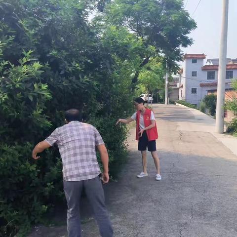 大抓基层年，为民服务在身边，清理道路安全隐患