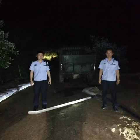 利剑行动，雷霆出击-坡心镇严厉打击非法采砂违法行为