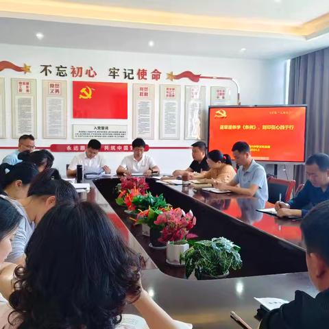 逐章逐条学《条例》，刻印在心践于行 ——弋阳县第六中学党总支部5月份主题党日活动