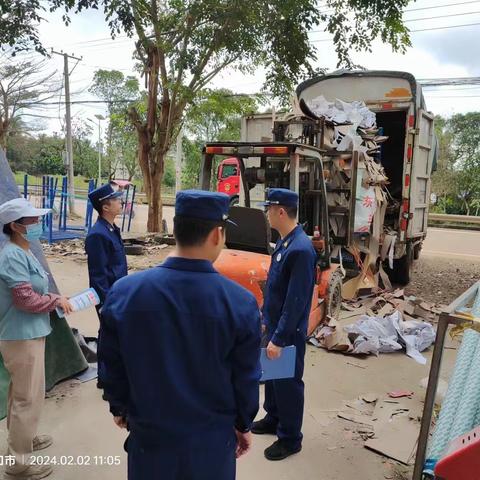 遵谭镇联合龙泉镇专职消防救援队开展春节前重点场所安全隐患排查行动