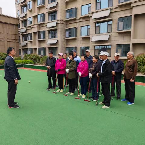 临淄区金茵社区门球代表队好教练-李延博