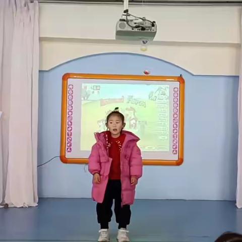 中班段宝贝英语学习精彩Show