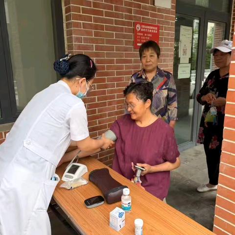无影山街道后黄屯社区开展义诊活动