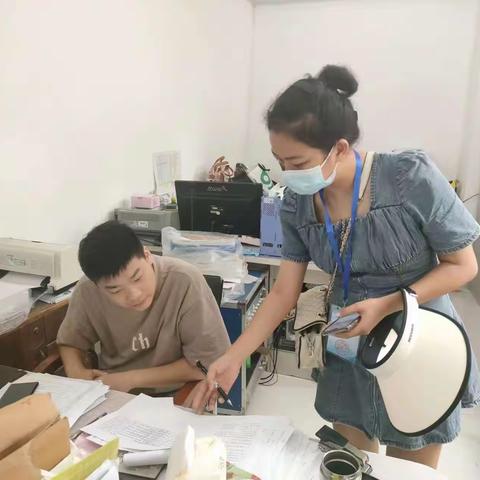 中山街道得胜沙社区走访辖区纳税企业