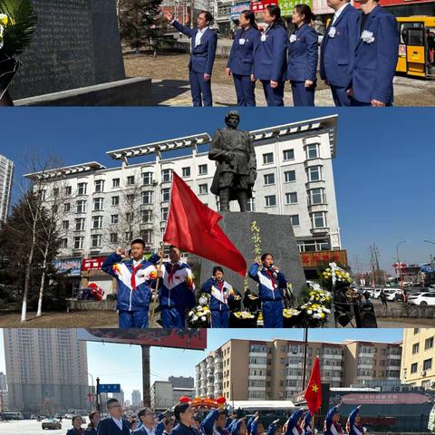 清明祭英烈 丰碑励少年—— 龙涤小学清明祭扫活动