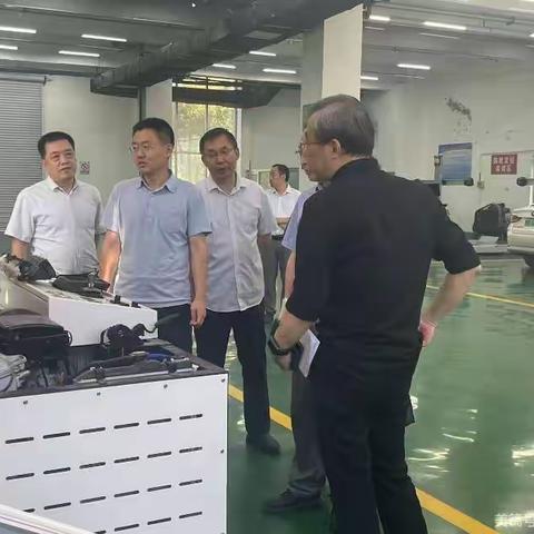 菏泽市发改委领导来我县调研公共实训基地运营情况