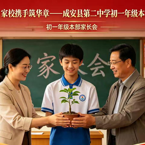 凝心聚力育桃李，家校携手筑华章——成安县第二中学初一年级本部家长会圆满成功